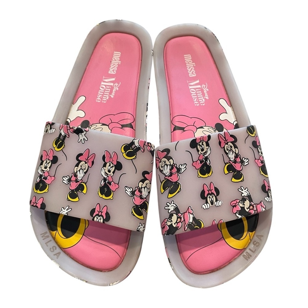 Mini Melissa + Mickey and Friends Beach Slides Size 8